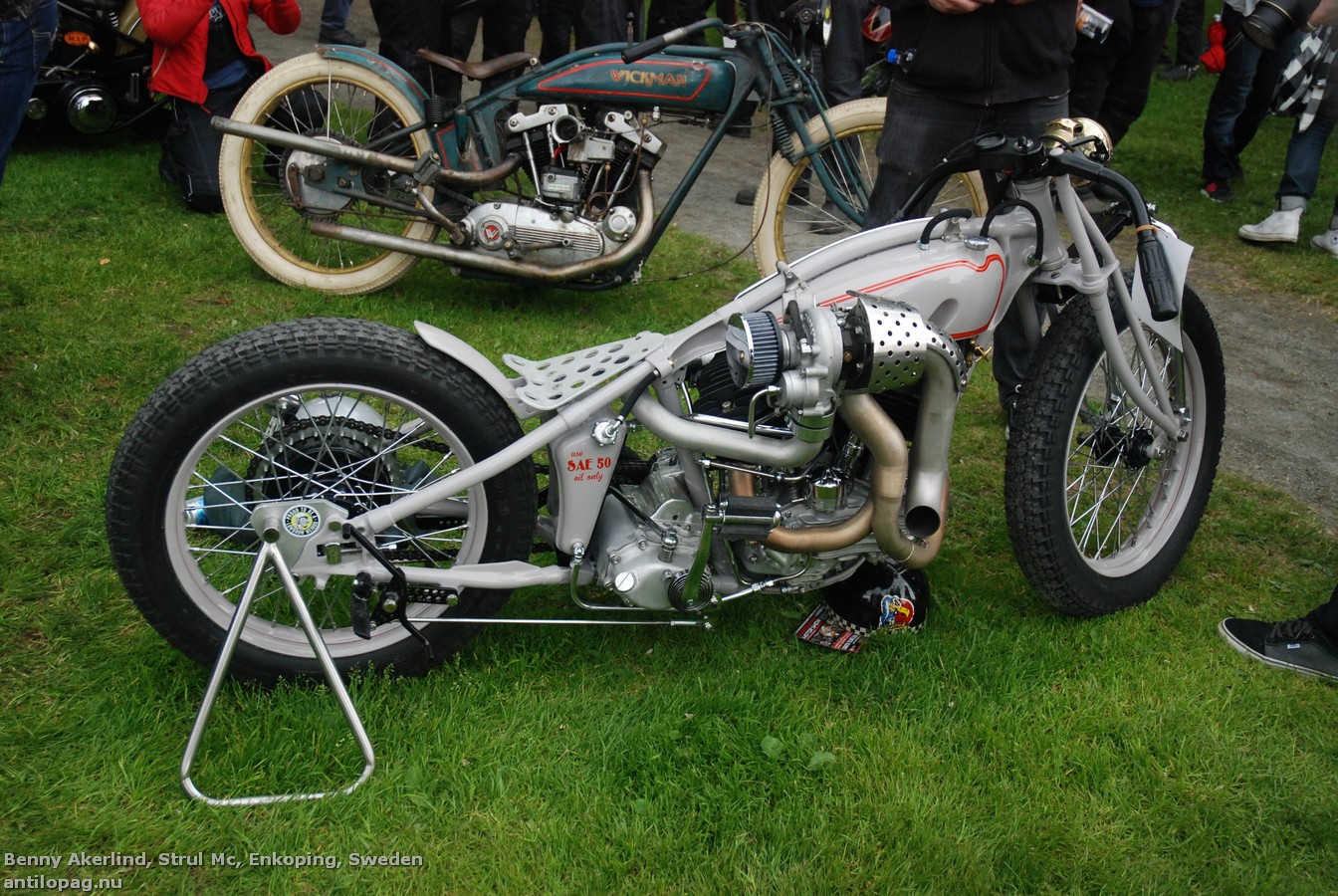 Третье место в категории мотоциклов Классик Кастом на кастомбайк-шоу в Норртелье 2013